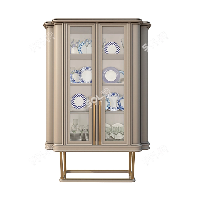 Elegant Prophilo Sideboard 3D model image 2