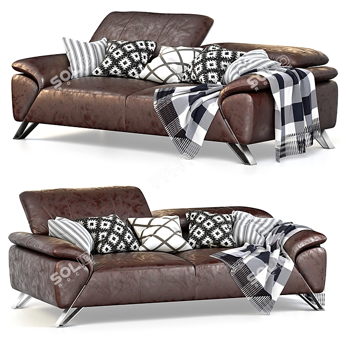 Luxurious Tesla Nicoletta Sofa 3D model image 1