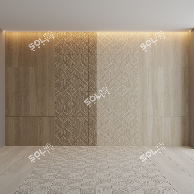 Lambro Ceramic Wall Tiles 3D model image 1