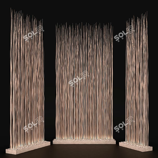 Decorative Branches Set for Interior Decorating 3D model image 2