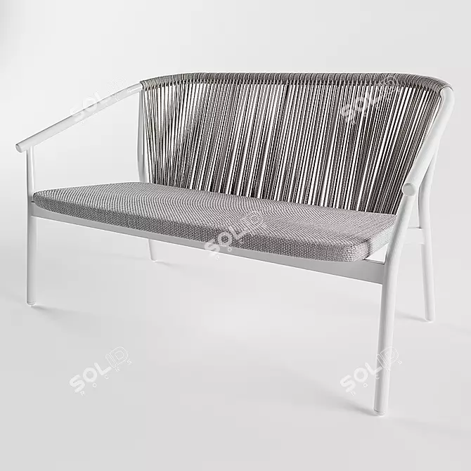 Varaschin Smart Sofa: Stylish Comfort for Outdoor Spaces 3D model image 2