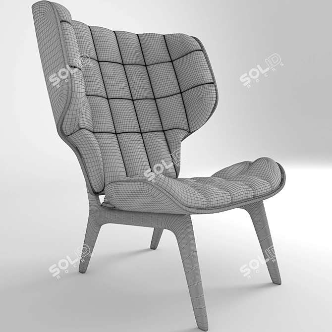 MAMMOTH Minimalist Chair 3D model image 3