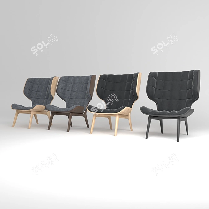 MAMMOTH Minimalist Chair 3D model image 5