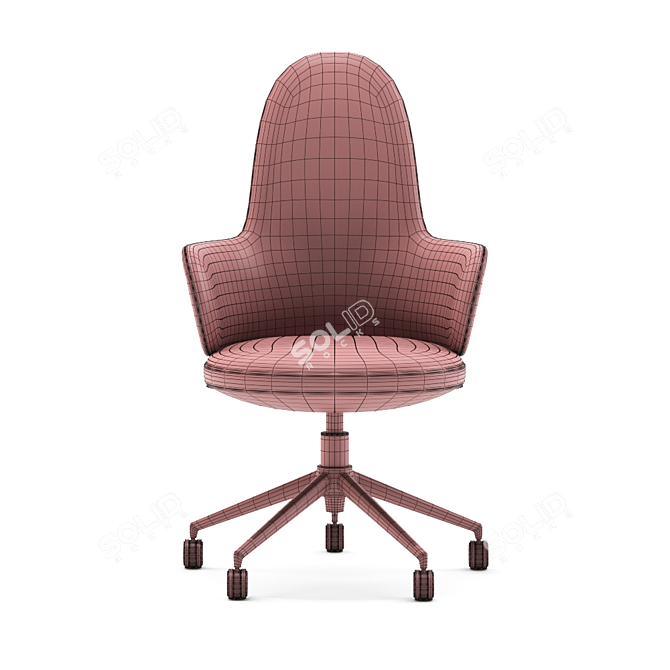 ErgoFlex Office Chair 3D model image 5