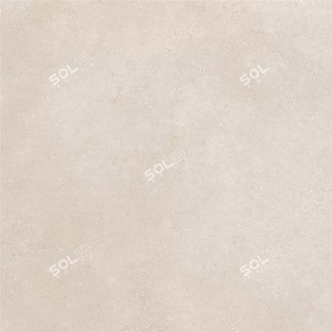 Concrete Beige Wall Tiles: Modern & Durable 3D model image 5