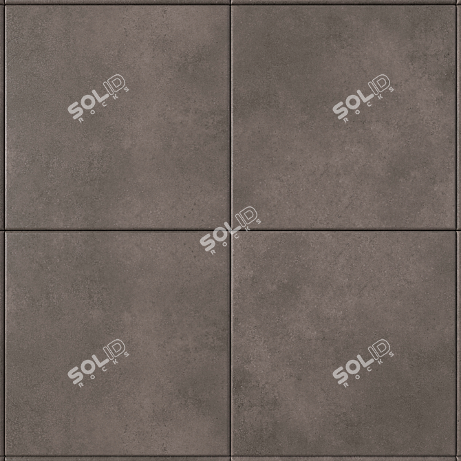 Modern Concrete Vizon Wall Tiles 3D model image 2