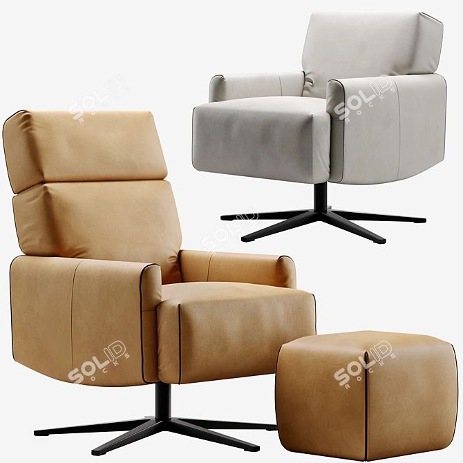 Elevate Armchair 3D model image 1