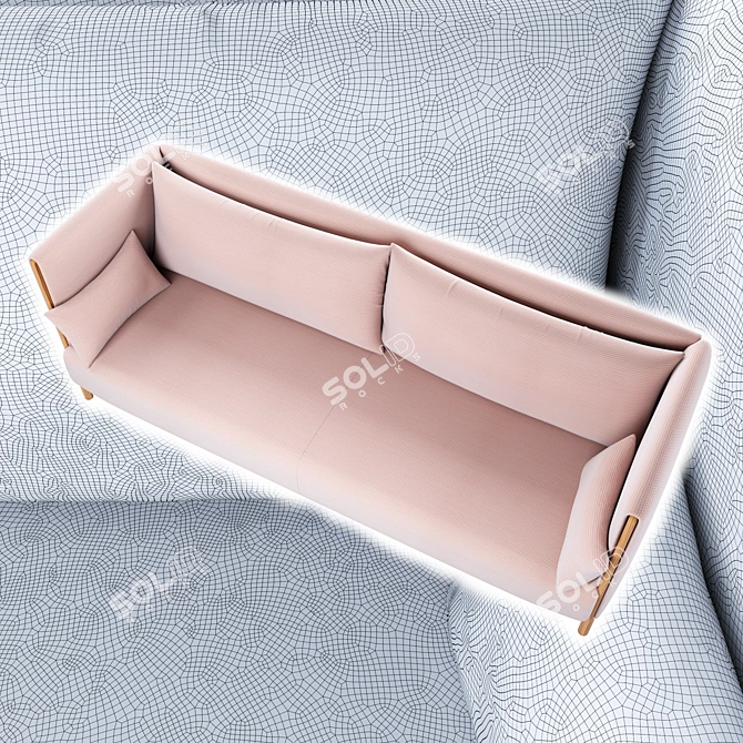 Herman Miller ColorForm Sofa - Tracery Texture 3D model image 5