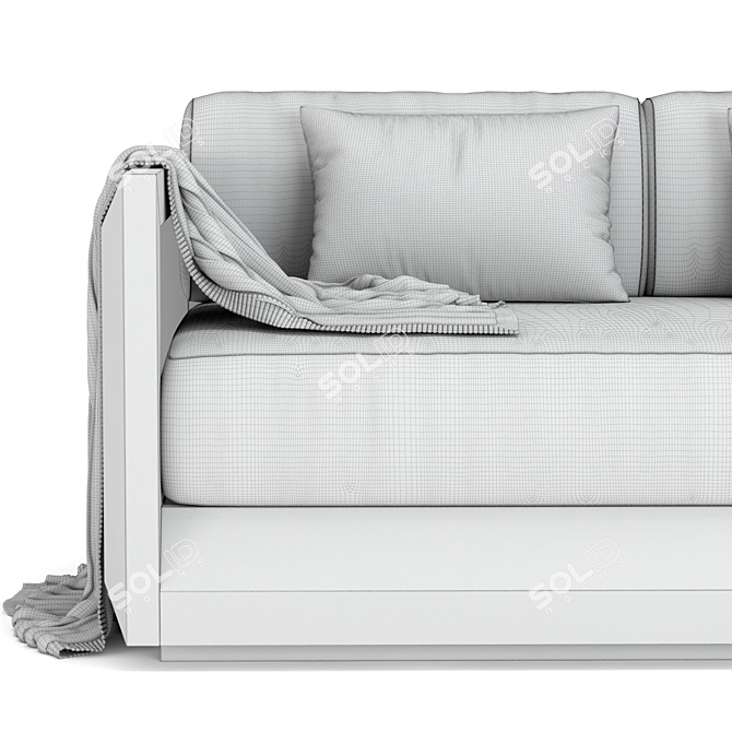 RH Outdoor Paloma Sofa 3x 3D model image 3