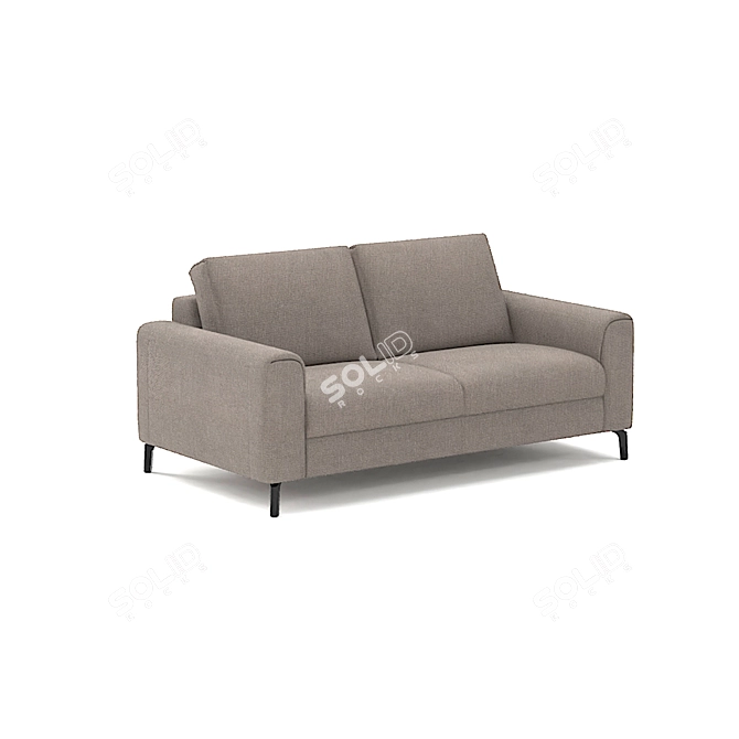 Belgian Fontane Sofa: Customizable and Comfortable with Innovative Features 3D model image 3