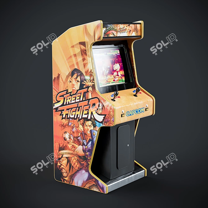 Ultimate Arcade Battles: StreetFighter & MetalSlug 3D model image 2