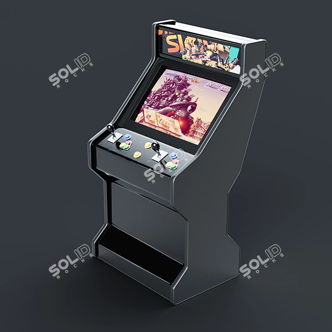 Ultimate Arcade Battles: StreetFighter & MetalSlug 3D model image 8