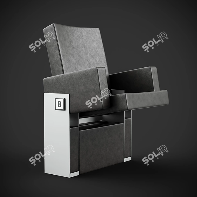 Flexible Folding Seat Solution 3D model image 1