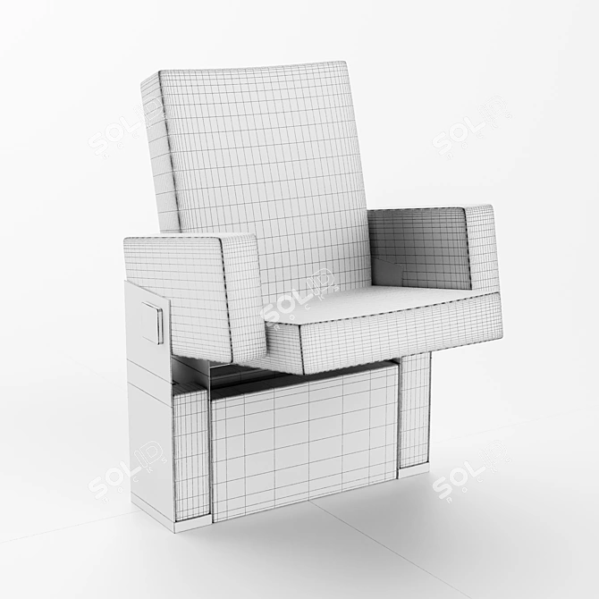 Flexible Folding Seat Solution 3D model image 10