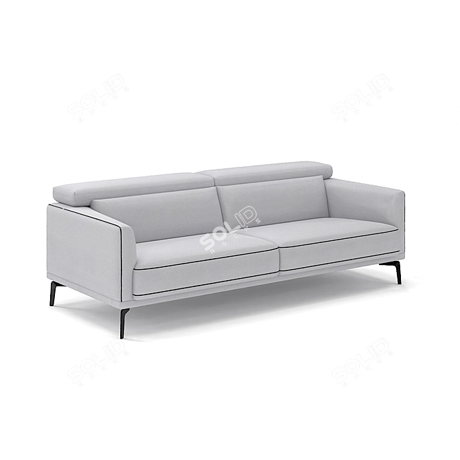 Belgian Sofa: Kingston Comfort 3D model image 2