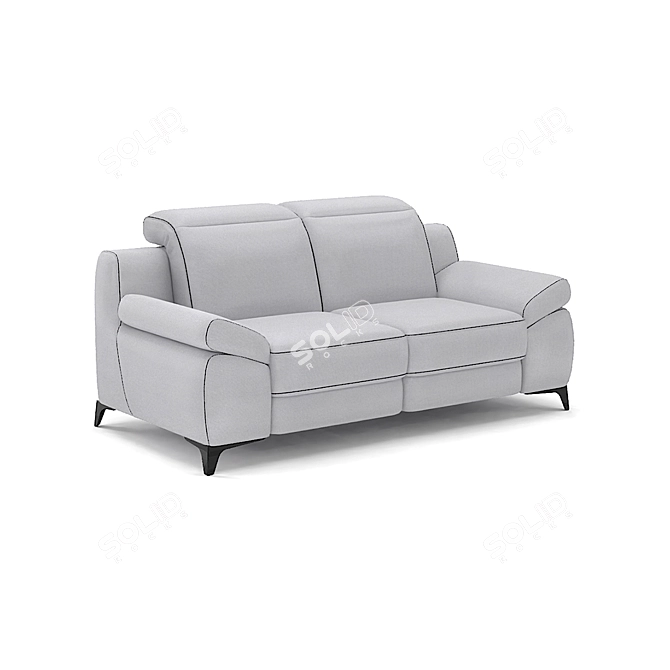 Levana Belgian Sofa: Modern, Customizable, Comfortable 3D model image 5