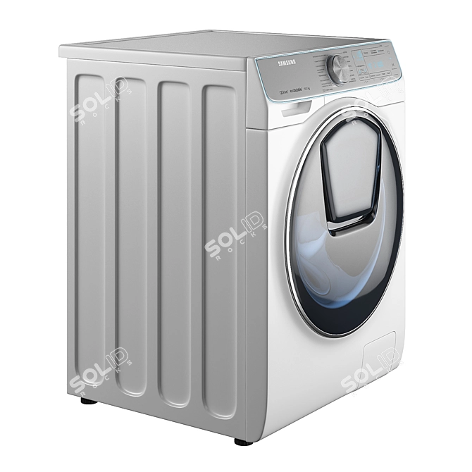 Samsung WW8800M: Advanced Washing Machine 3D model image 2