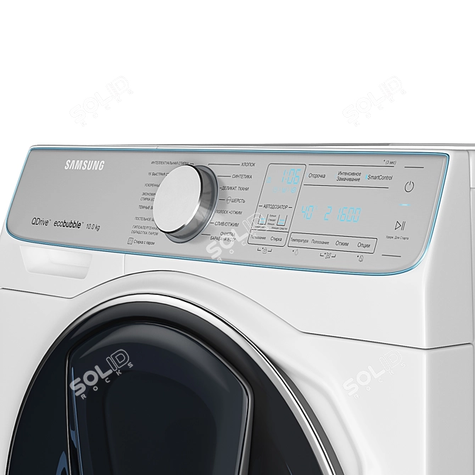 Samsung WW8800M: Advanced Washing Machine 3D model image 3