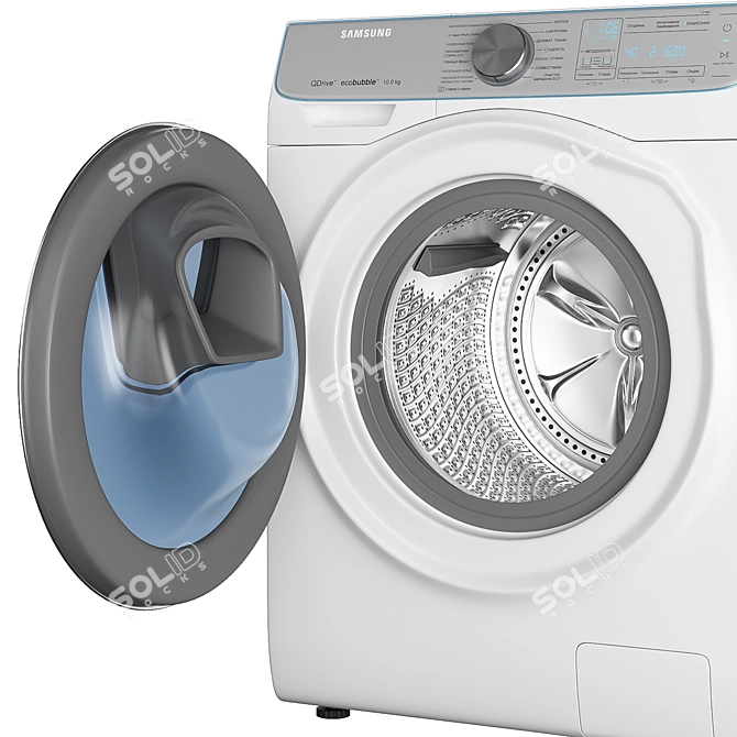 Samsung WW8800M: Advanced Washing Machine 3D model image 4