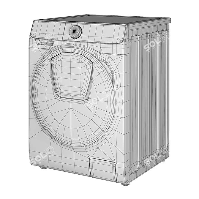 Samsung WW8800M: Advanced Washing Machine 3D model image 5