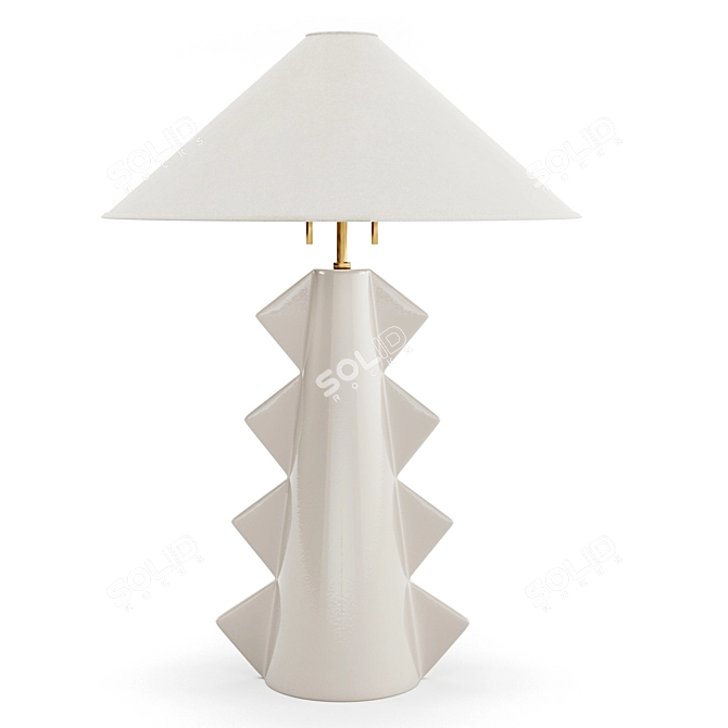 Sleek Illumination: Senso Large Table Lamp 3D model image 2