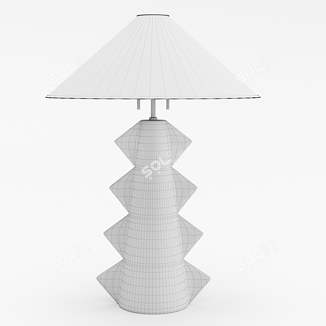 Sleek Illumination: Senso Large Table Lamp 3D model image 3