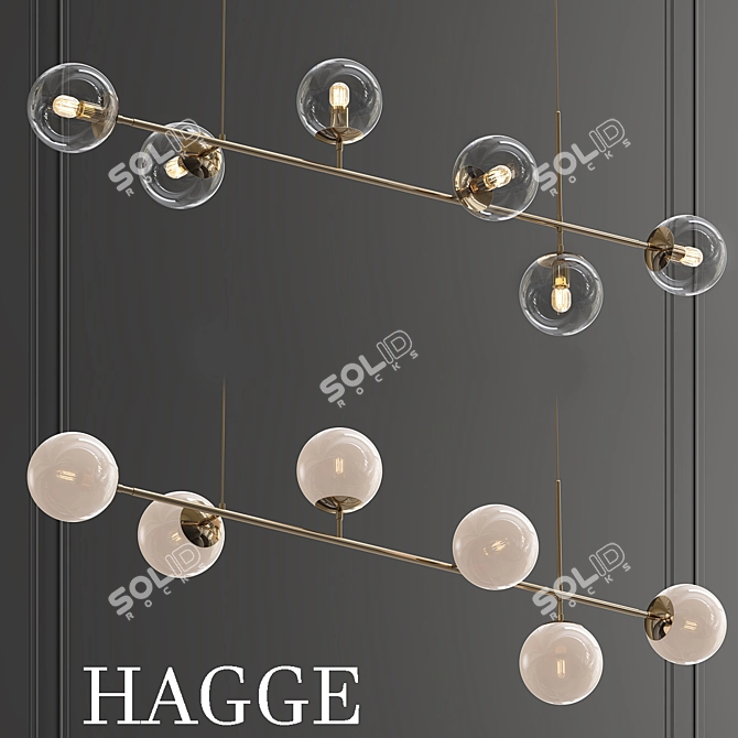 Modern Design Lamp: Hagge 2013 3D model image 1