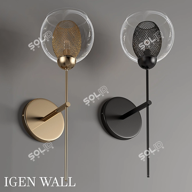 Elegant IGEN_WALL Feature 3D model image 1