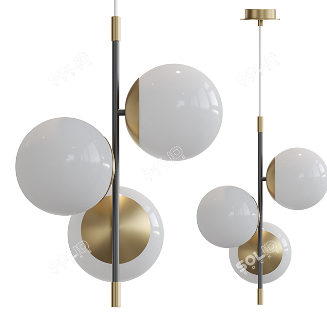 GERDY Pendant Lamp - Modern Lighting 3D model image 1