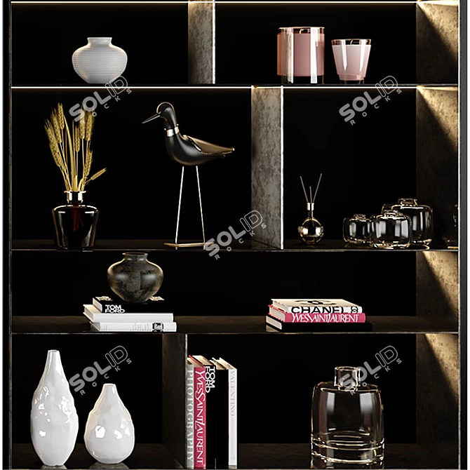 Modern Cabinet 01: 3D Model for V-Ray/Corona 3D model image 3