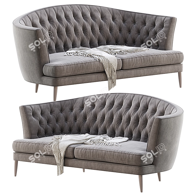 Luxurious Busnelli Tresor Sofa - Exquisite Comfort & Elegance 3D model image 1