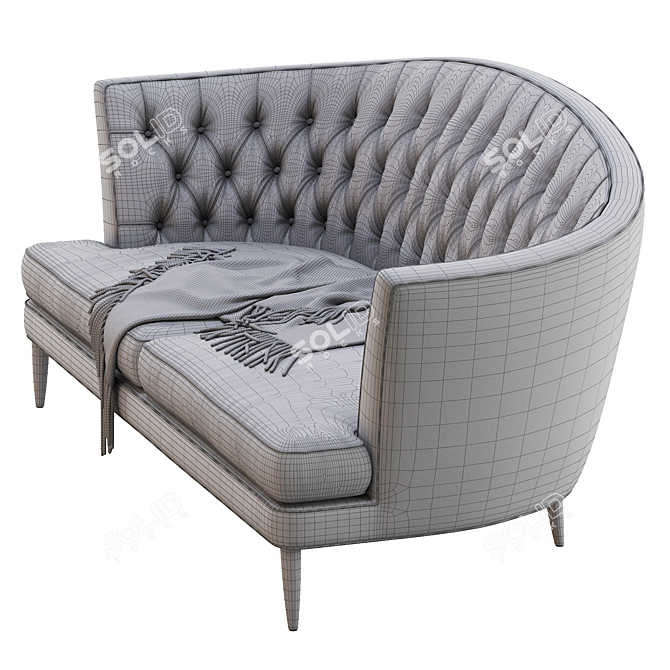 Luxurious Busnelli Tresor Sofa - Exquisite Comfort & Elegance 3D model image 3