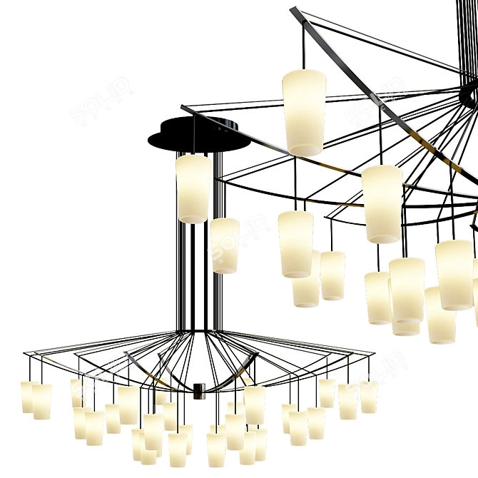 Catenaria Pendant Light: Sleek and Stylish 3D model image 1