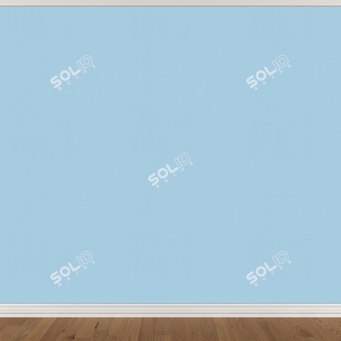 Seamless Wallpaper Set: 3 Colors & Textures 3D model image 3