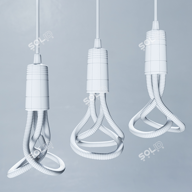 Plumen LED Bulb & Pendant Set 3D model image 3