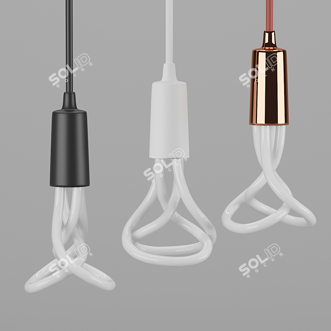 Plumen LED Bulb & Pendant Set 3D model image 5