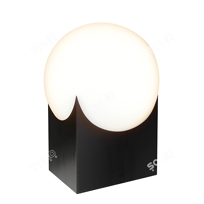 Sleek & Unique: Roll & Hill Bounce Table Lamp By Karl Zahn and Atlas 1-2 3D model image 3