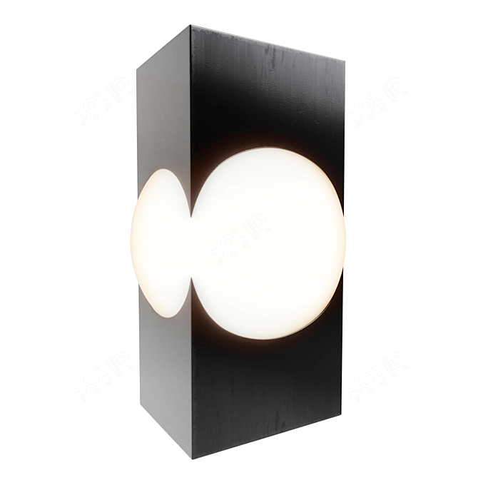 Sleek & Unique: Roll & Hill Bounce Table Lamp By Karl Zahn and Atlas 1-2 3D model image 4