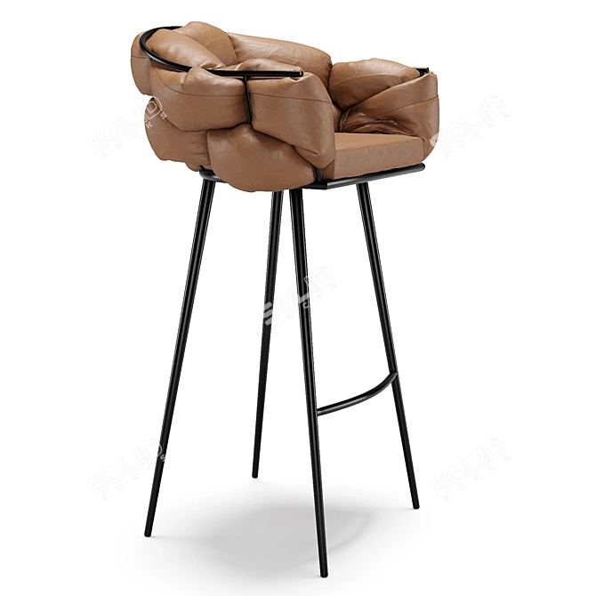 Modern Loft Bar Chair - 30461/30462/30463 Model 3D model image 2