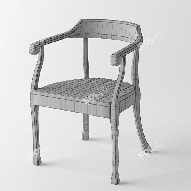 Elegant Muuto Raw Chair - Scandinavian Design 3D model image 3