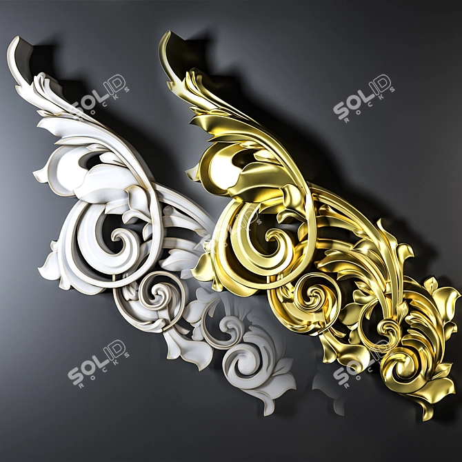 3D Software Trim Ornament Add-On 3D model image 2