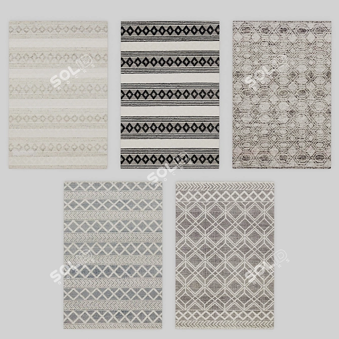 Magnolia Home Holloway Rug Set 3D model image 2