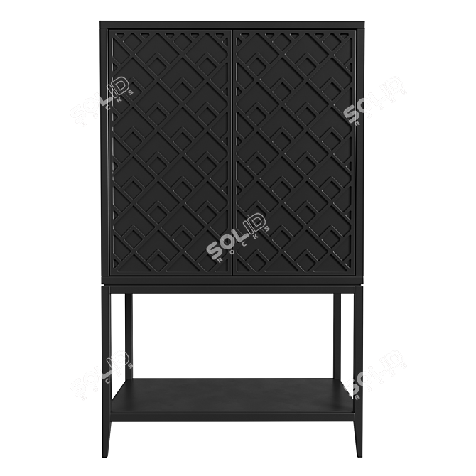 Austin Tall Chest: Classic & Stylish Storage 3D model image 2