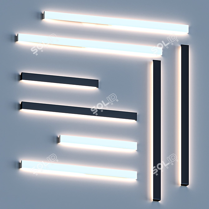 Versatile Sconce Stick: Multiple Sizes & Modern Design 3D model image 2