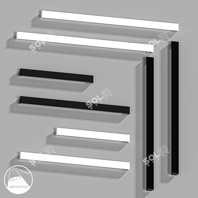 Versatile Sconce Stick: Multiple Sizes & Modern Design 3D model image 3