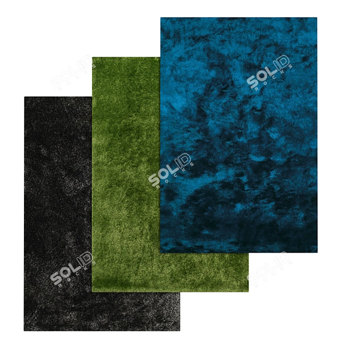 Title: Luxury Carpet Set 3D model image 1