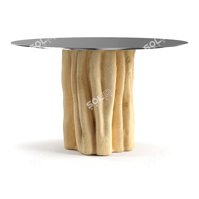 Elegant Brick Gervasoni Dining Table 3D model image 3