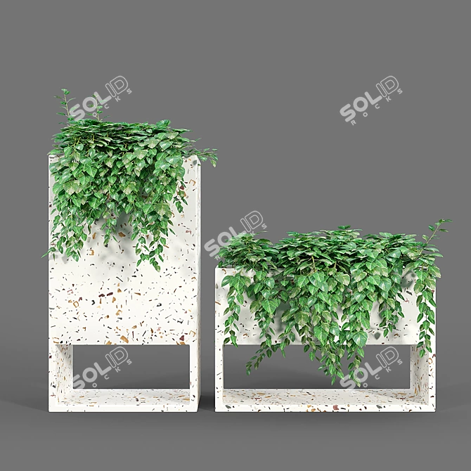 Fauna Small Planter for Outdoors 3D model image 3