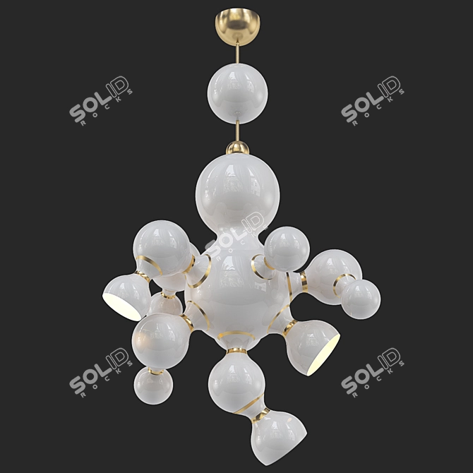 Atomic Pendant Light | Delightfull 3D model image 1
