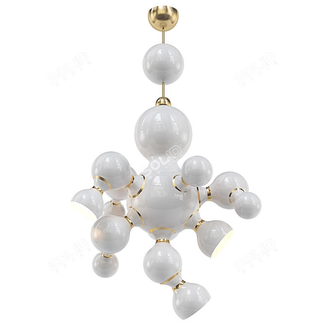 Atomic Pendant Light | Delightfull 3D model image 2